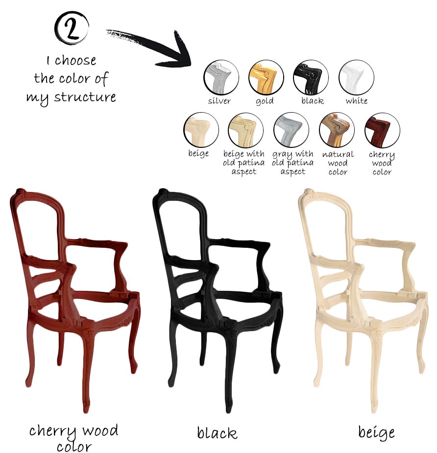 Step 2 is to choose the color of the structure