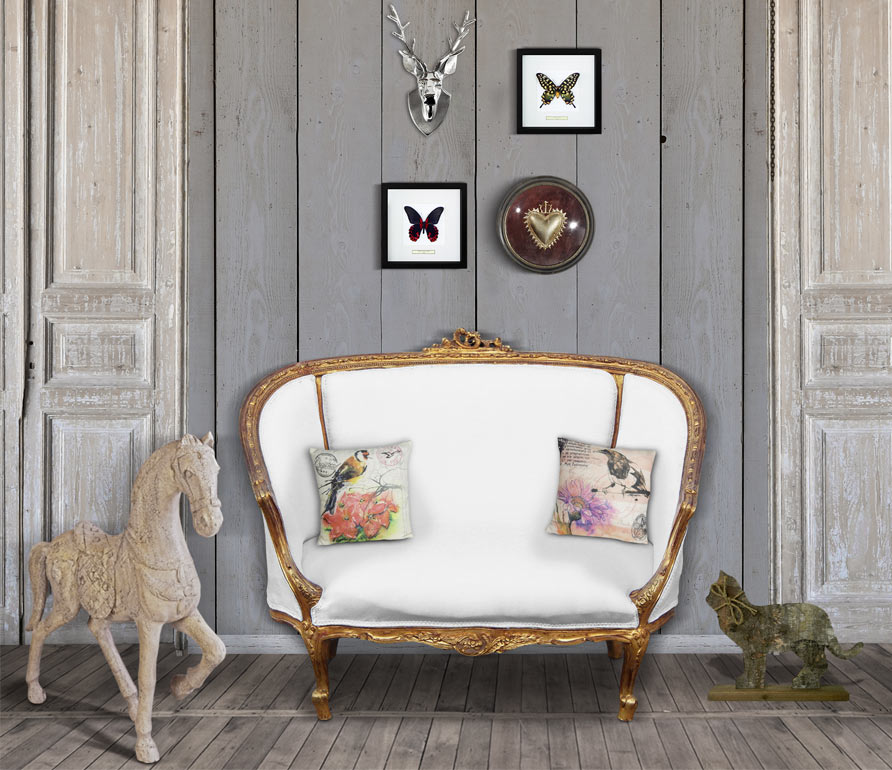 scene furniture and animals