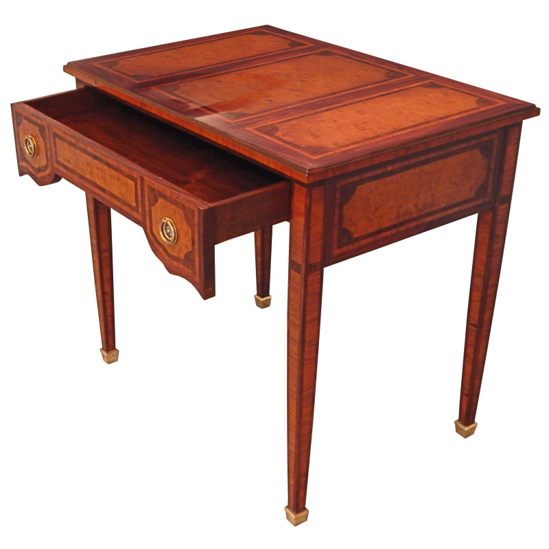 Louis Xvi Style Writing Desk With Marketry