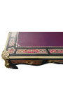 Grand bureau de style Napoleon III avec marqueterie Boulle