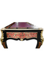 Grand bureau de style Napoleon III avec marqueterie Boulle