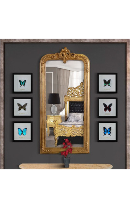 Cadre décoratif au décor de papillon &quot;Morpho Menelaus&quot;