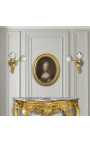 Et par Louis XV-vegglamper i rokokkostil i bronse