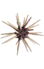 Svinčnik ježek na leseni balustri