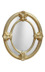 Mirror Oval Style Napoleon III slēgtās daļas