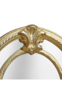 Speil Oval Style Napoleon III lukkede deler