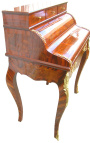 Louis XV Stiil Roll-top sekretär 7 sahtlit ja markter - 16