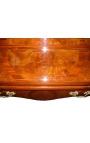 Pisalna miza v obliki cilindra s 7 predali in intarzijami v slogu Ludvika XV
