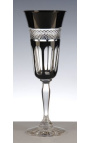 Eul de Cave Crystal Champagne-formate cu 6 ochelari negre