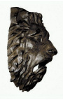 Decorativ ornamental perete plat de fier cast "masca capului leu"