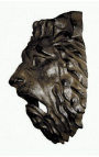 Настенная декоративная тарелка чугун «маска lion's head»