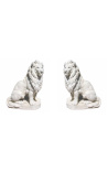 Sculpture of a pair of lions stone big size