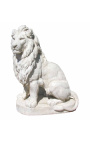 Skulptur av ett par lejonsten i stor storlek