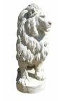 Skulptur av ett par lejonsten i stor storlek