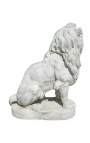 Sculptuur van een paar leeuwen steen groot formaat