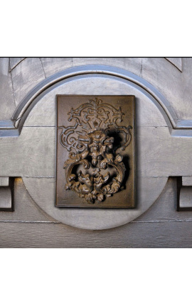 Heurtoir de porte en fonte de style baroque