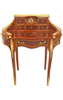 Bureau "bonheur du jour" en bois marqueté de style Napoléon III