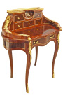 Desk "bonheur du jour" marquetry trä, Napoleon III stil