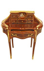 Bureau "bonheur du jour" en bois marqueté de style Napoléon III