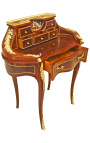 Desk "bonheur du jour" marquetry trä, Napoleon III stil