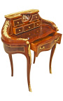 Stôl "bonheur du jour" marquetry drevo, Napoleon III štýl
