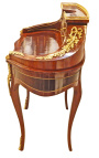 Desk "Bonheur du Jour" Marquery Wood, Napoleon III stil - 17