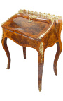 Desk Scriban Louis XV Styl z markietią i złotym brązem - 15