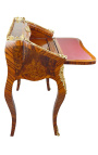 Skrivebord Scriban Louis XV Stil med marquetry og gullbronse - 22