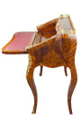 Scriban de mesa Louis XV Estilo com marchetaria e bronze de ouro - 23