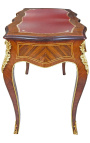 Biurko w stylu Ludwika XV z 3 szufladami z intarsjami