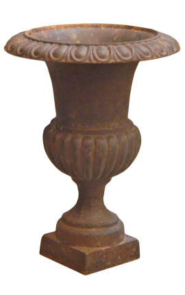 Vaso Medici patina color ruggine in ghisa