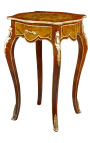 Mesa cuadrada en Louis XV Estilo con incrustaciones de madera, bronce y decoraciones de música pintadas. - 14