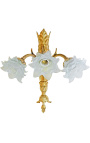 Уолл-бронза Napoléon III стиль с 3 ламп