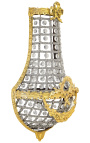 Balloon Wall chandelier (sconce) with glass decorations bronze 