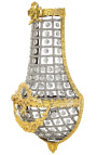 Balloon Wall chandelier (sconce) with glass decorations bronze 