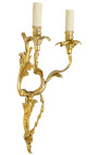 Wandleuchte Bronze mit acanthus scrolls und zwei Leuchten - 5