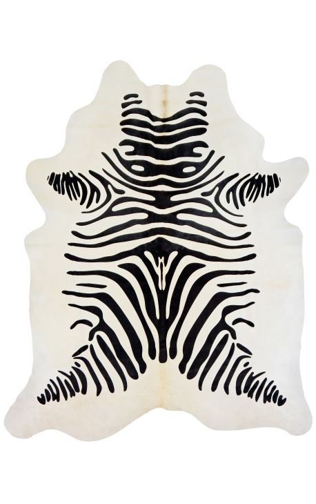 Cowhide carpet zebra printed