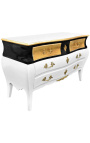 Suur baroki kompressor Louis XV stiil valge ja must