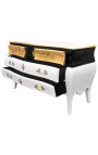 Suur baroki kompressor Louis XV stiil valge ja must