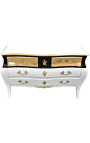 Suur baroki kompressor Louis XV stiil valge ja must