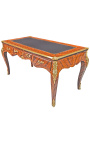Large Louis XV desk in marquetry