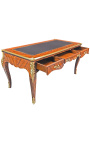 Large Louis XV desk in marquetry