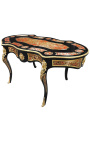 Veliki stol "violonné" stil Napoleona III. Boulle marketa