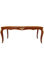 Stort matbord Louis XV stil marquetry palisander - 6
