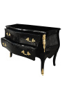 Barok stil Louis XV sorte og gyldne bronzer