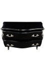 Barok stil Louis XV sort, sølvbrons