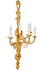 Veldig stor vegglampe i bronse Napoleon III-stil