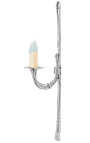 Grote wandlamp zilver brons Lodewijk XVI stijl met linten