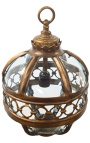 Round hall lantern patinated bronze 30 Cms