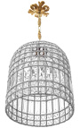Chandelier Bell με σχήμα γυαλιού και χάλκινο 30 cm